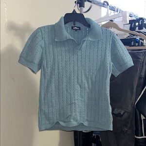 Light Blue Kids Polo Shirt by Janie and Jack
